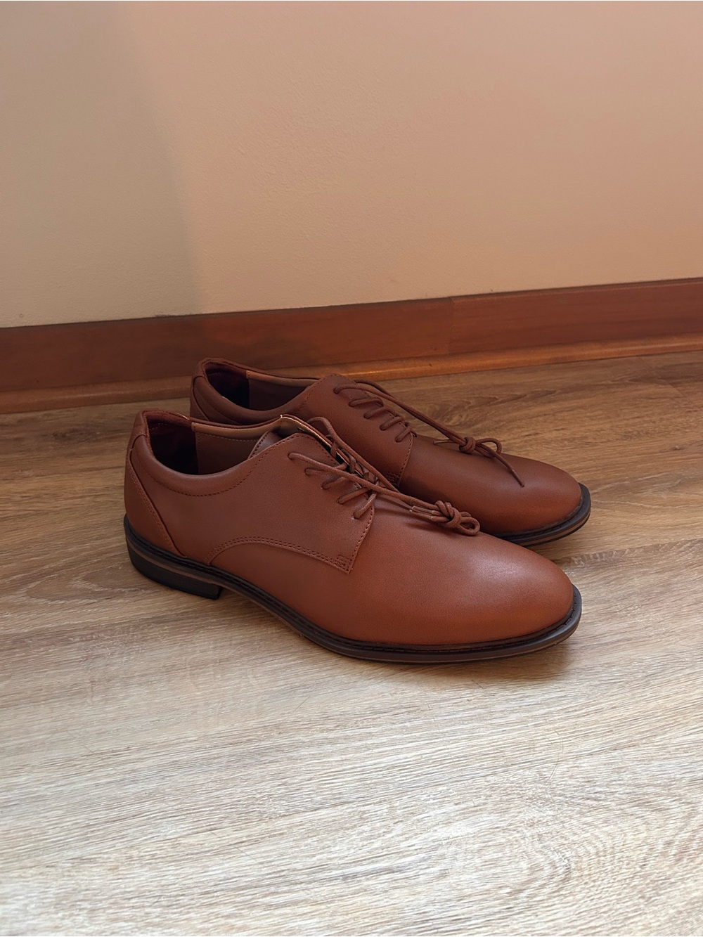 Goodfellow & Co Tan Leather Derby Shoes